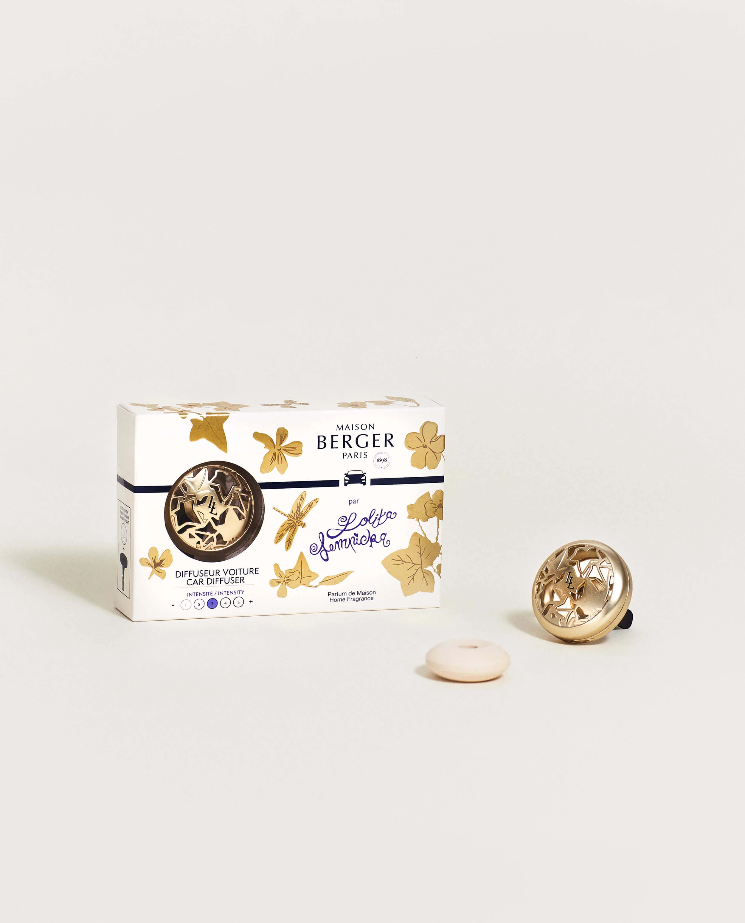 Lolita Lempicka Matte Gold Car Diffuser Kit - Image 6